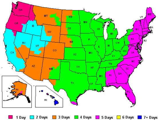 ipo shipping map